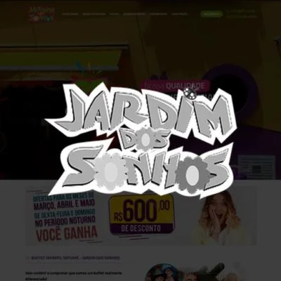 Jardim dos Sonhos Site em WordPress