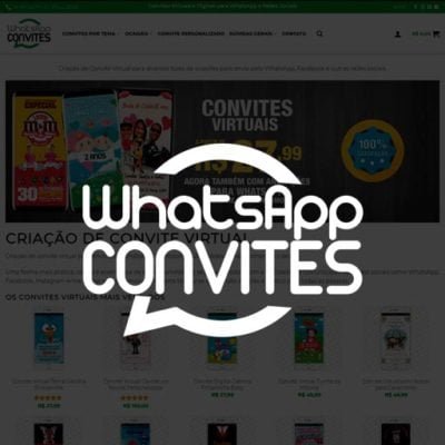 Loja Loja Virtual WooCommerce WhatsApp Convites