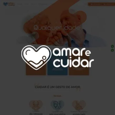 Amar e Cuidar website Criação de Sites em WordPress Desenvolvimento Sites